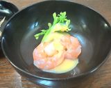 たらの芽と海老の黄身酢和え作り方4写真