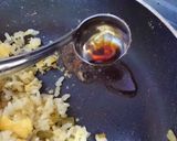 にんにく焦がし醤油☆野沢菜チャーハン作り方7写真