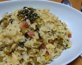 にんにく焦がし醤油☆野沢菜チャーハン作り方8写真