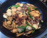 里芋豚肉炒め作り方3写真
