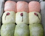 桜香る＊お花見ちぎりパン作り方13写真