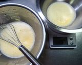 2層♪抹茶とチョコのシフォンケーキ作り方3写真