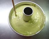 2層♪抹茶とチョコのシフォンケーキ作り方16写真