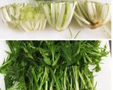 ツナ（シーチキン）とトマトで水菜サラダ作り方1写真