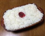 ビックリ◉日の丸弁当作り方2写真