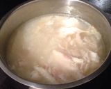 根菜と白身魚の塩粥作り方4写真