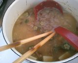 朝食！　オクラ　なめこ　豆腐の　味噌汁！作り方6写真