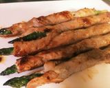 アスパラのバラ肉巻き作り方6写真