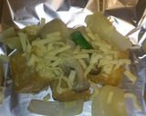 簡単副菜♡厚揚げの洋風ホイル焼き作り方3写真