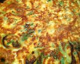 春菊と納豆のお好み焼き風3月23日作り方3写真