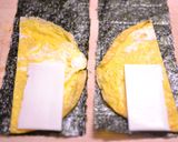 お弁当に◎薄焼き卵の海苔巻き作り方4写真