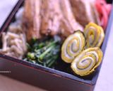 お弁当に◎薄焼き卵の海苔巻き作り方8写真