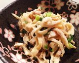 鶏皮のポン酢和え作り方5写真