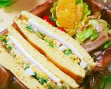 朝食・お弁当に♪栄養満点パンケーキサンド作り方6写真