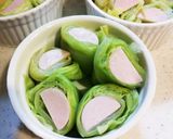 冷蔵庫の残り物とキャベツで即席ココット作り方4写真