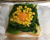 朝ごはんに☆巣ごもりエッグチーズトースト作り方3写真