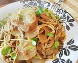 簡単！キノコとツナの和風パスタ★作り方5写真