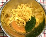 糖質制限パスタ！めかぶのしょうがペペロン作り方3写真