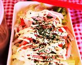お弁当にも。酢飯でカニサラダライス作り方3写真