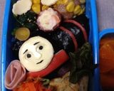 蒸気機関車ヒロのキャラ弁当☆作り方6写真