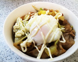 豚バラで生姜焼き丼☆簡単半熟卵マヨのせ♪作り方6写真
