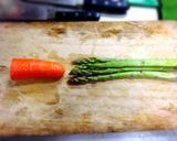 アスパラと人参の豚ロース巻き2胡麻味噌味作り方1写真