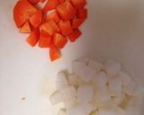 簡単！野菜ゴロゴロクリームスープ☆作り方1写真