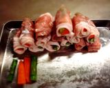 アスパラと人参の豚ロース巻き2胡麻味噌味作り方10写真