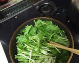 ランチに♡水菜と桜エビの和風焼きそば♡作り方5写真