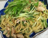 ランチに♡水菜と桜エビの和風焼きそば♡作り方6写真