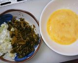 誰でもできる！！パラパラ高菜チャーハン。作り方1写真