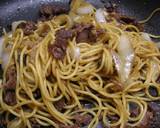 めっけもん♪新玉ねぎのすき焼き風パスタ作り方5写真