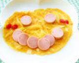 魚肉ソーセージのオープンオムレツカレー味作り方12写真