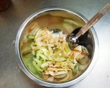セロリとイカの燻製のマリネ作り方2写真