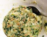 離乳食中期〜❁ポテ納豆作り方1写真