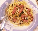 牛乳+まぜりゃんせ☆たらこクリームパスタ作り方6写真