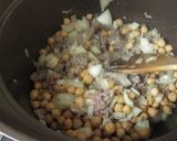 ひき肉とひよこ豆のトマト缶煮作り方2写真
