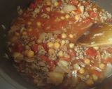 ひき肉とひよこ豆のトマト缶煮作り方3写真