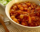 ひき肉とひよこ豆のトマト缶煮作り方5写真