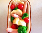 簡単朝食!パンと野菜のチーズ焼き作り方1写真