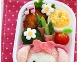マイメロちゃんおにぎり＊キャラ弁作り方8写真