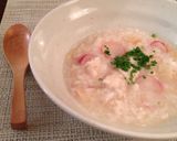 根菜と白身魚の塩粥作り方5写真