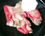牛バラ肉とれんこん炒め◆ちょー わふー作り方2写真