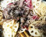 牛バラ肉とれんこん炒め◆ちょー わふー作り方4写真