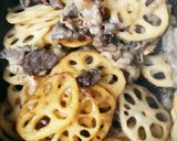 牛バラ肉とれんこん炒め◆ちょー わふー作り方5写真