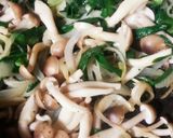 ☆ニラとしめじのぶっかけうどん☆作り方3写真