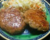 照り焼きハンバーグ風鶏つくね作り方8写真