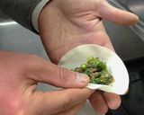 菜の花ギョウザ作り方4写真