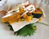 ヘルシー！塩豆腐とかぼちゃの春巻き♡作り方4写真