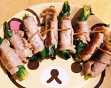 簡単豚肉こんにゃく小松菜すき焼き風炒め煮作り方9写真